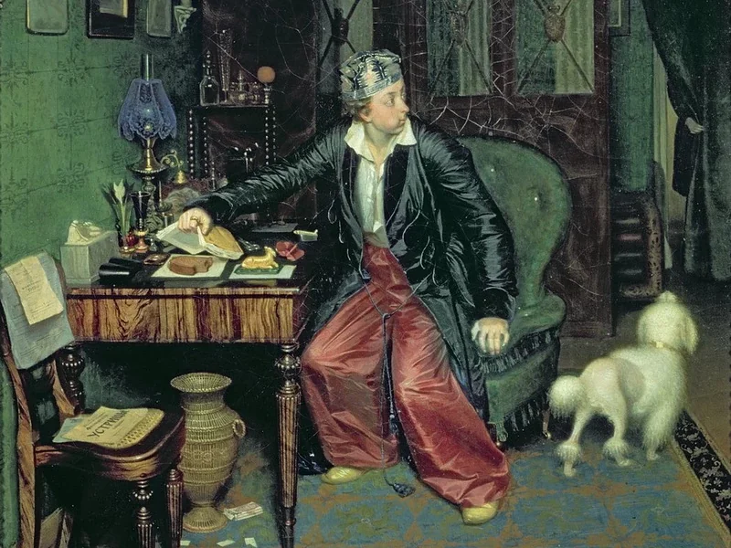 1815-Pavel Andreevič Fedotov - La colazione dell'aristocratico, 1849-50